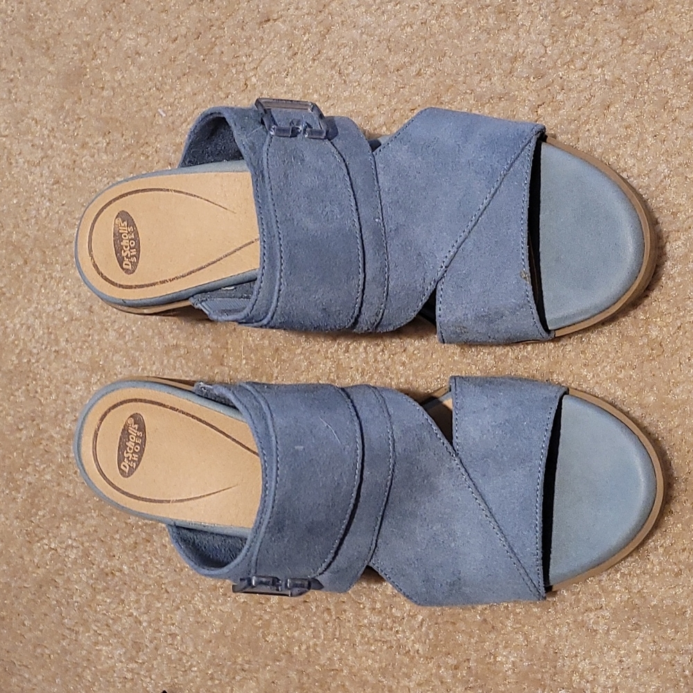 Pair of Dr Scholls sandals.